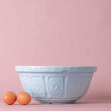 Load image into Gallery viewer, Mason Cash Color Mix Powder Blue Set of 3 Mixing Bowl Bundle