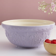 Load image into Gallery viewer, Mason Cash In the Meadow Tulip, Lilac Size 24 Mixing Bowl