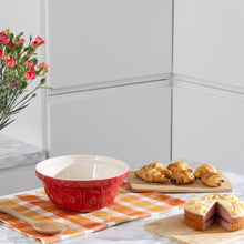 Load image into Gallery viewer, Mason Cash Red Color Mix Set of 3 Mixing Bowls