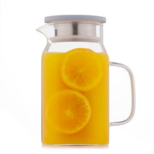 Load image into Gallery viewer, Square Glass Fridge Jug