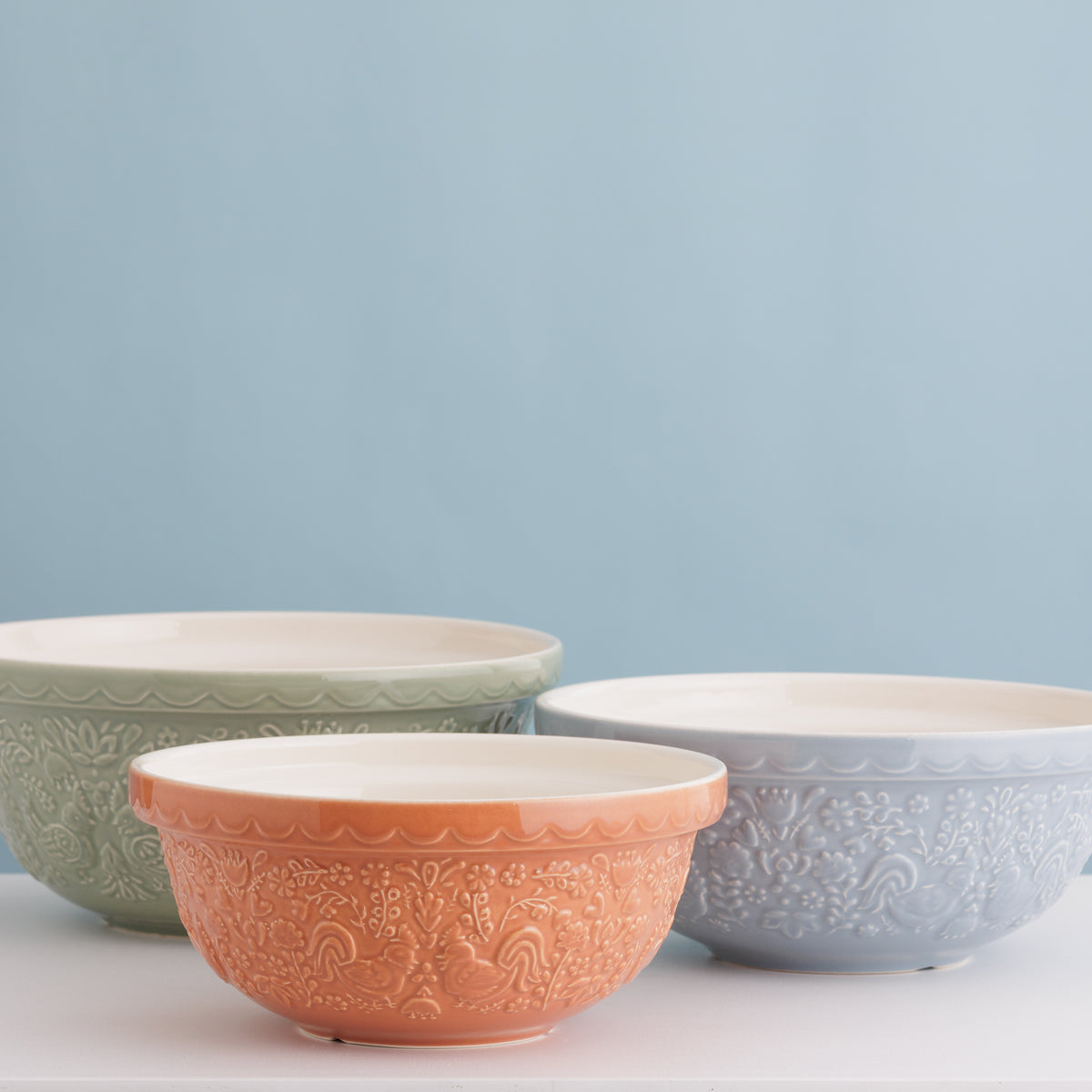 Mason Cash Home to Roost Set of 3 Mixing Bowls | Kilner USA