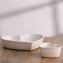 Load image into Gallery viewer, Rustic Charm Set of 2 Heart Baking Dishes