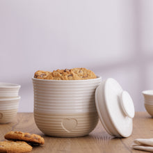 Load image into Gallery viewer, Mason Cash Rustic Charm Set of 2 Storage Jar and Utensil Holder