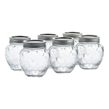 Load image into Gallery viewer, The Kilner® Strawberry Canning Jar Set of 6 are a fun and fashionable way to serve precious jams, chutneys and jelly.