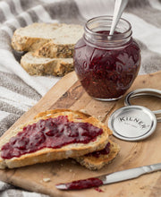 Load image into Gallery viewer, The Kilner® Strawberry Canning Jar Set of 6 are a fun and fashionable way to serve precious jams, chutneys and jelly.