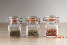 Load image into Gallery viewer, Kilner® 2.4 Oz Clip Top Square Spice Jar