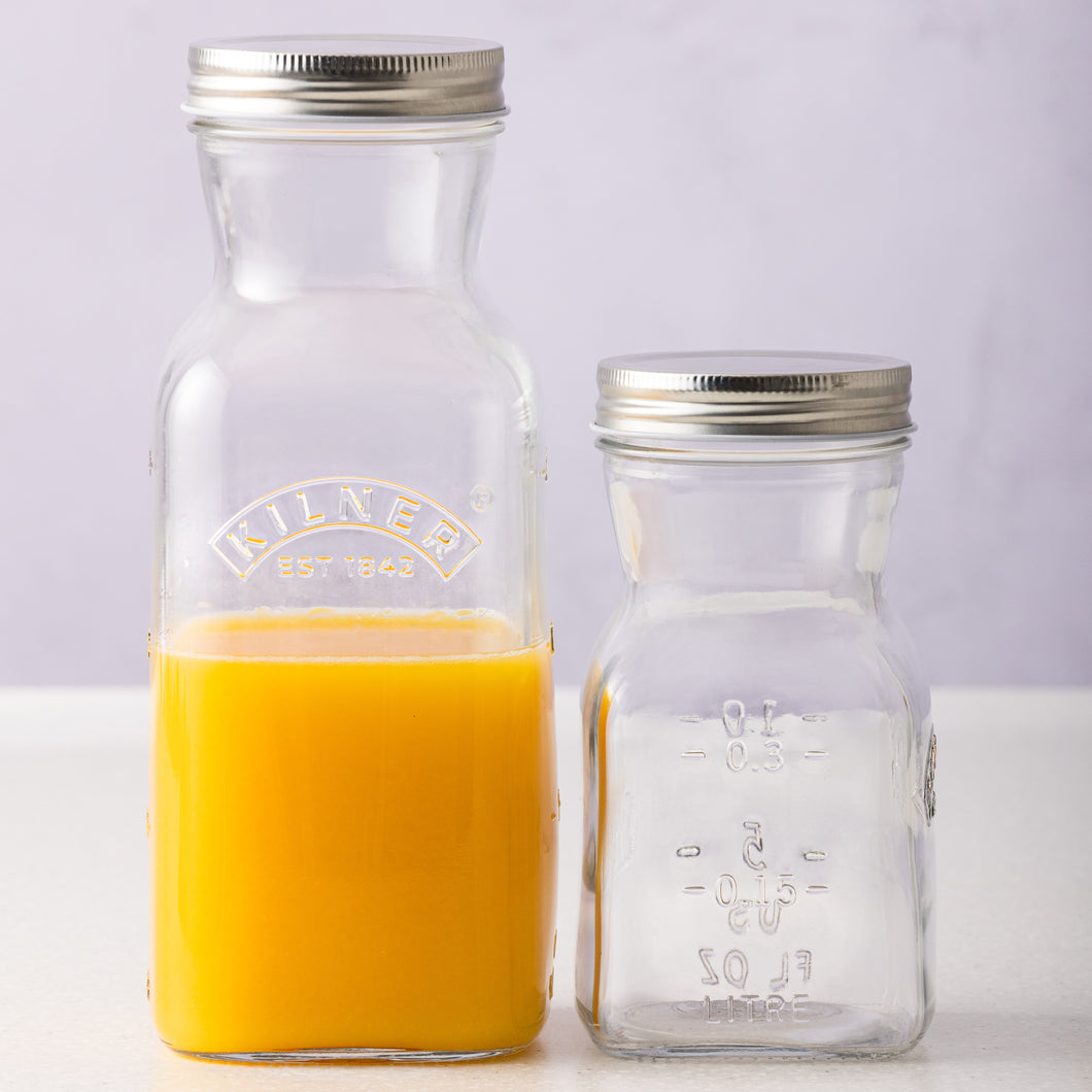 Juice and Sauce Bottles-Set of 6 (3 pcs-17oz, 3 pcs-34oz)