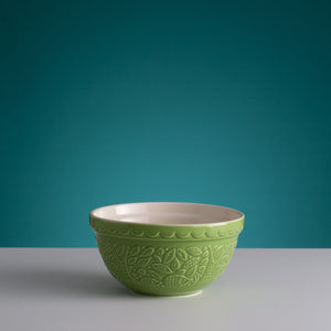 Mason Cash In the Forest Set of 2 Hedgehog Green S30 Mixing Bowls