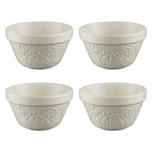 Load image into Gallery viewer, Mason Cash In the Forest Set of 4 Cream S36 All Purpose Bowls
