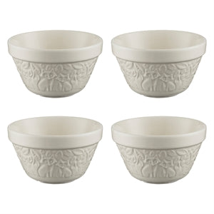 Mason Cash In the Forest Set of 4 Cream S36 All Purpose Bowls