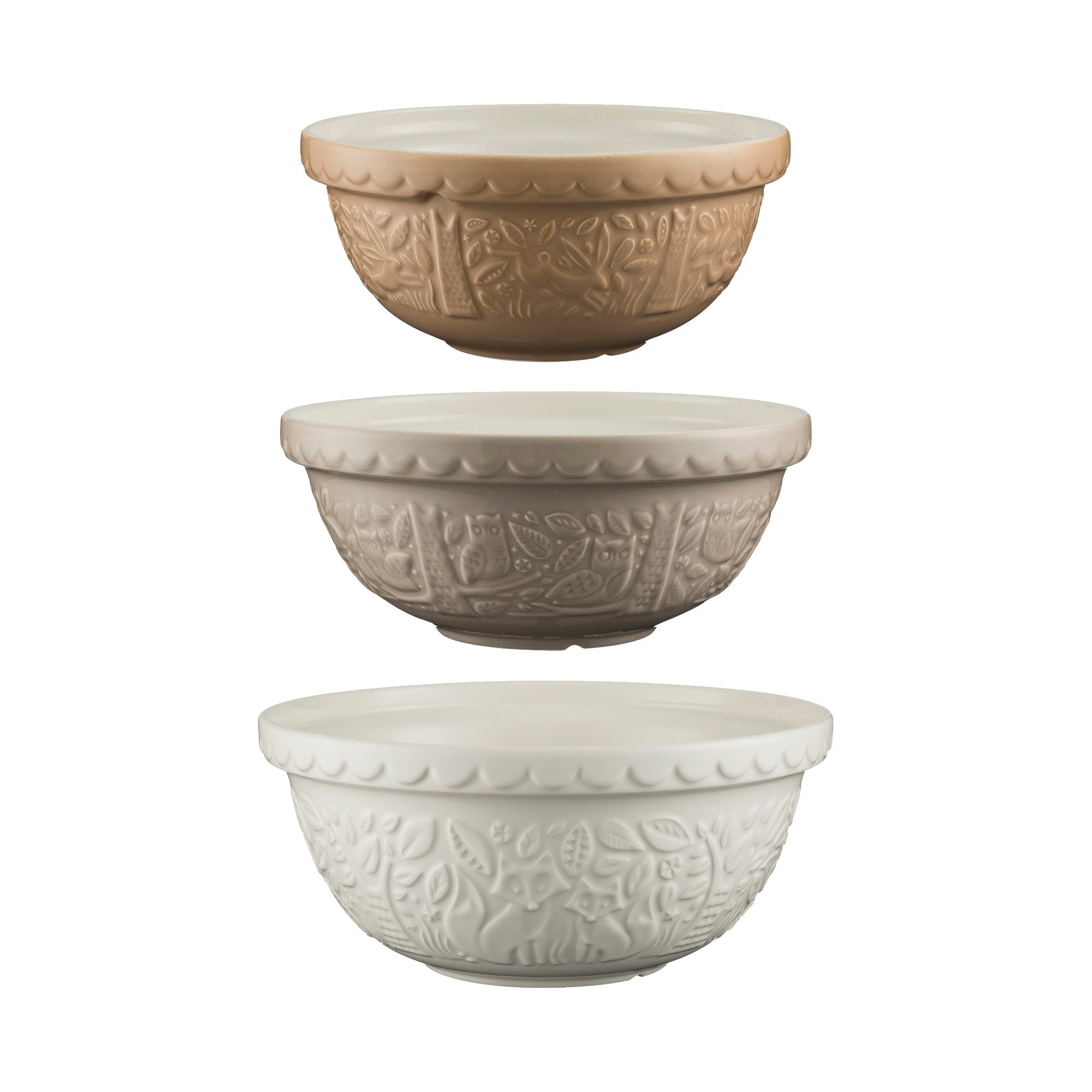 Mason Cash In the Forest Set of 3 Mixing Bowls | Kilner USA