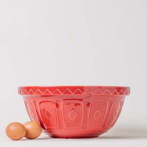 Mason Cash Red Color Mix Set of 3 Mixing Bowls