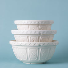 Load image into Gallery viewer, Mason Cash Color Mix Cream Mixing Bowl Set of 3 Bundle
