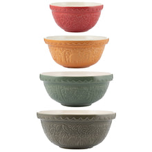 Load image into Gallery viewer, Mason Cash In the Forest Set of 4 Mixing Bowls
