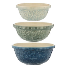 Load image into Gallery viewer, Mason Cash Nautical Set of 3 Mixing Bowls
