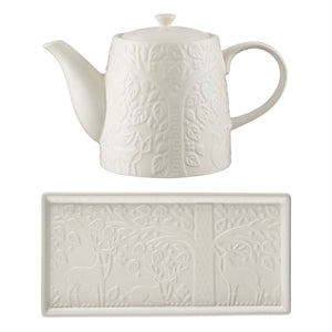 Mason Cash In the Forest Cream 2 Piece Serving Set