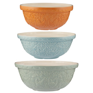 Mason Cash Home to Roost Set of 3 Mixing Bowls