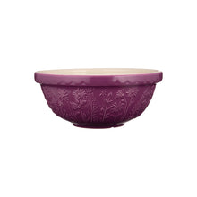 Load image into Gallery viewer, Mason Cash In the Meadow Daisy, Purple Size 18 Mixing Bowl
