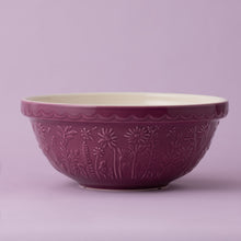 Load image into Gallery viewer, Mason Cash In the Meadow Daisy, Purple Size 18 Mixing Bowl
