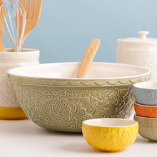 Load image into Gallery viewer, Mason Cash Home to Roost Size 12 Green Mixing Bowl
