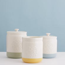Load image into Gallery viewer, Mason Cash Home to Roost Set of 3 Kitchen Storage (Large, Small, Utensil)
