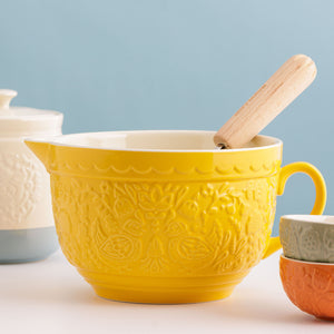 Mason Cash Home to Roost Yellow Batter Bowl
