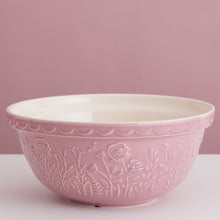 Load image into Gallery viewer, Mason Cash In the Meadow Roses, Pink Size 12 Mixing Bowl

