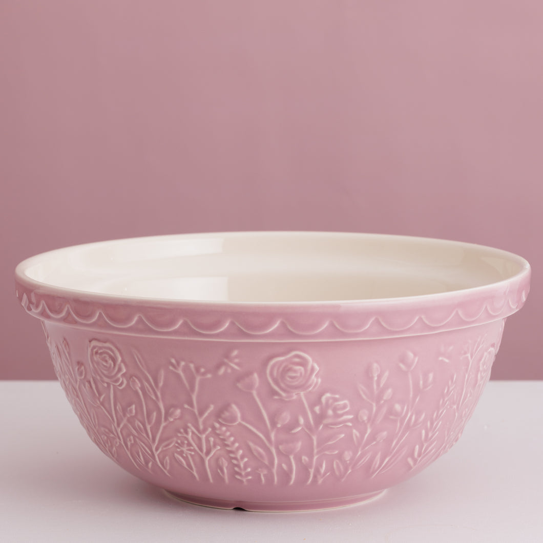 Mason Cash In the Meadow Roses, Pink Size 12 Mixing Bowl