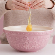 Load image into Gallery viewer, Mason Cash In the Meadow Roses, Pink Size 12 Mixing Bowl
