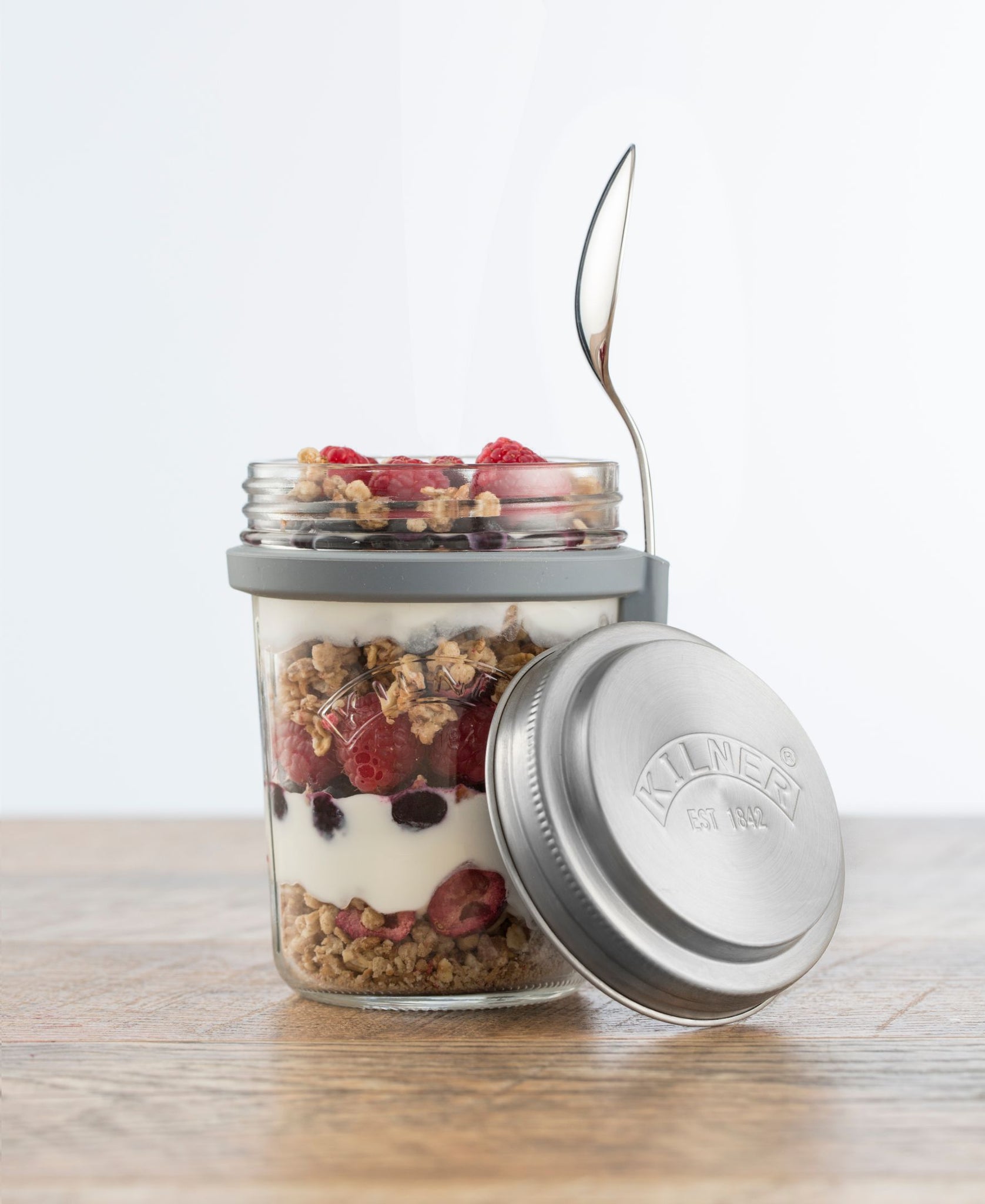  Nuenen 3 Pack 29 oz Cereal Cups Breakfast Cereal and Milk  Container Portable Take and Go Cup Reusable Overnight Oats Container 2 Tier  Oats Jars with Lid Fork Leak Proof Yogurt