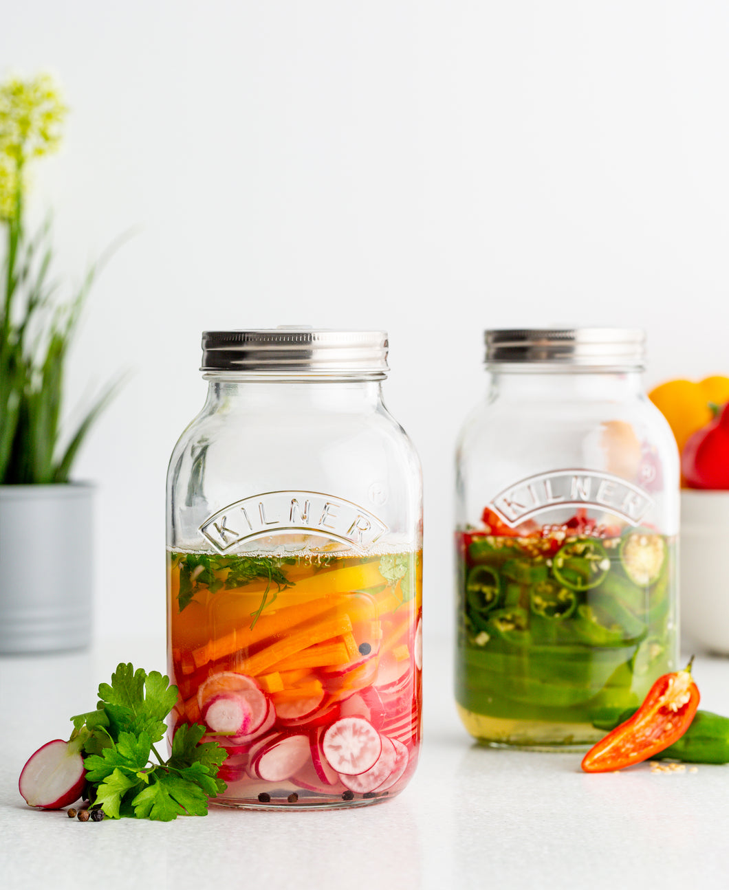 Kilner® Small Fermentation Set Of 2 - Kilner US