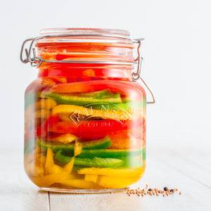 Kilner® 34 Oz Square Clip Jar